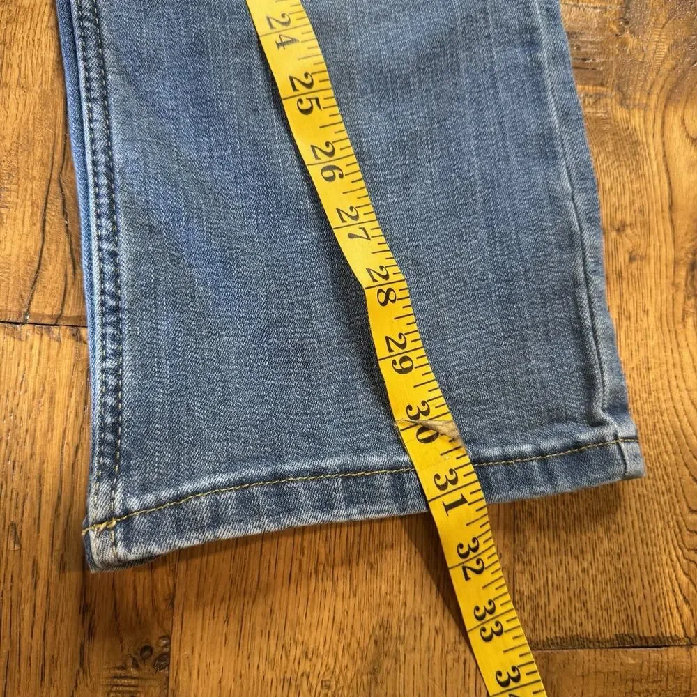 Wrangler Women's High Rise True Straight Jean Size 10x34L Med Wash MT1STRK